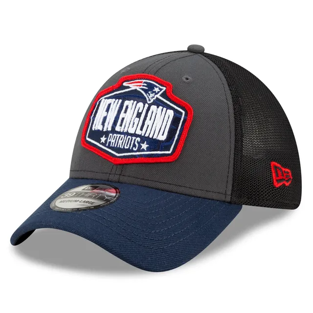 Men's New Era Black/Navy New England Patriots 2022 NFL Draft On Stage  59FIFTY Fitted Hat