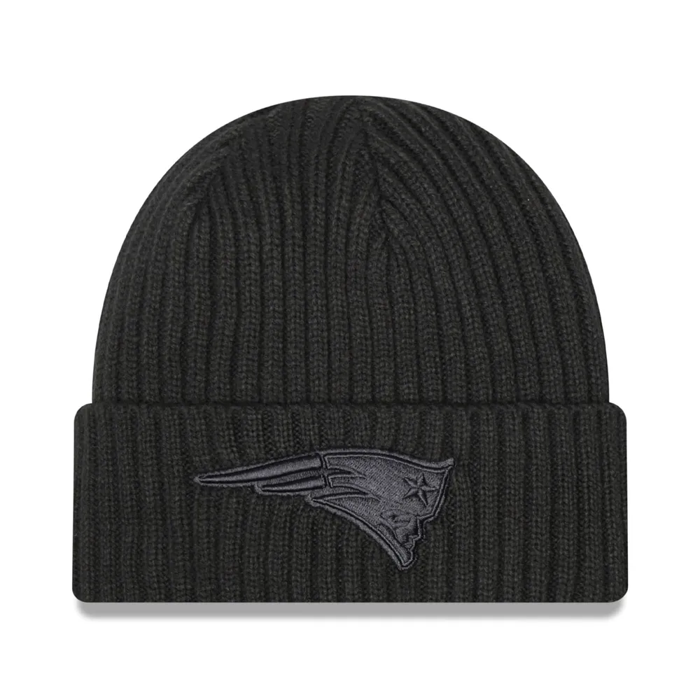 Lids New England Patriots New Era Core Classic Tonal Cuffed Knit Hat -  Graphite