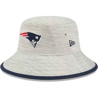 New England Patriots New Era Distinct Bucket Hat - Gray