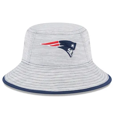 New England Patriots New Era Game Bucket Hat - Gray
