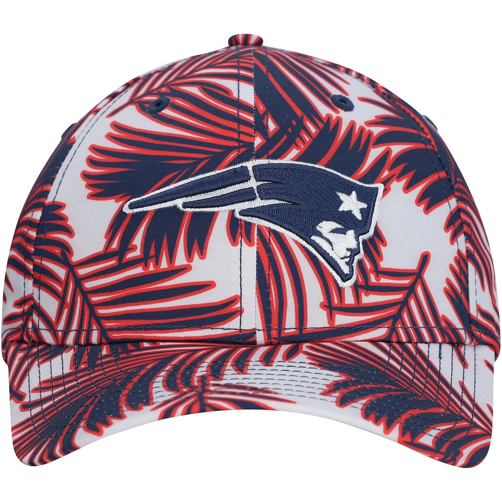 Men's New Era Gray England Patriots Palms 39THIRTY Flex Hat