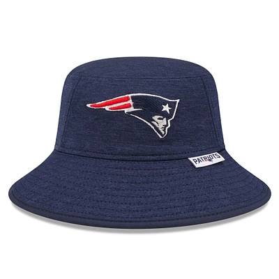 New England Patriots New Era Bucket Hat - Heather Navy