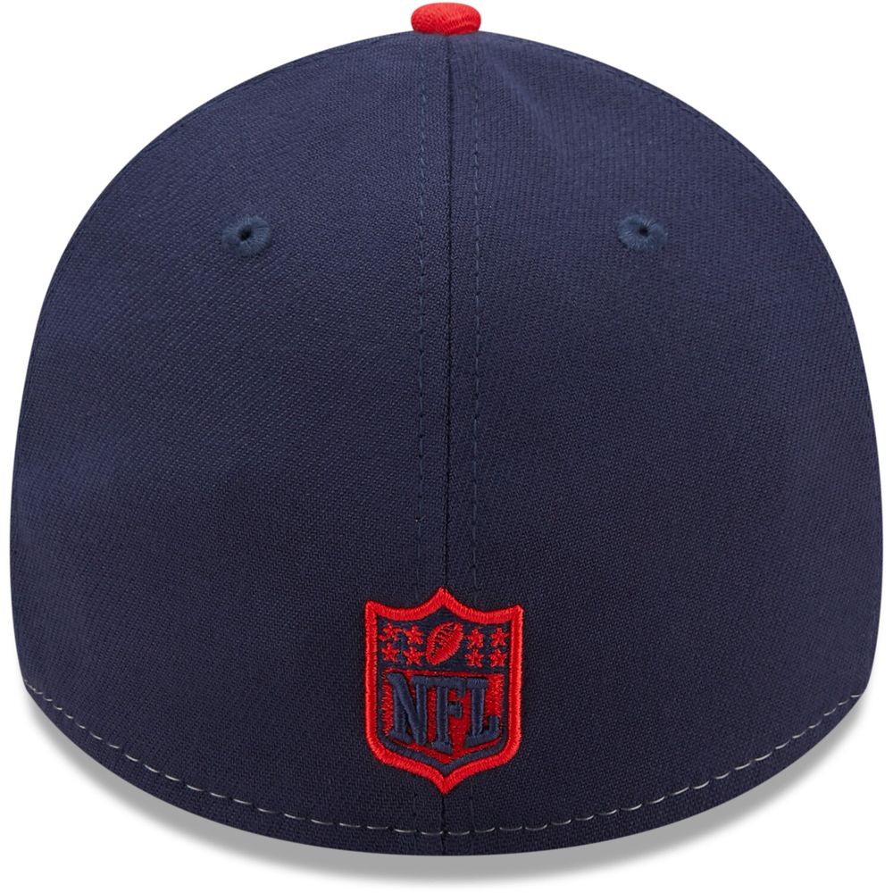 Men's New Era Navy/Red England Patriots Surge 39THIRTY - Flex Hat