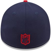 Men's New Era Navy/Red England Patriots Surge 39THIRTY - Flex Hat