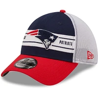 Men's New Era Navy/Red England Patriots Team Banded 39THIRTY - Flex Hat