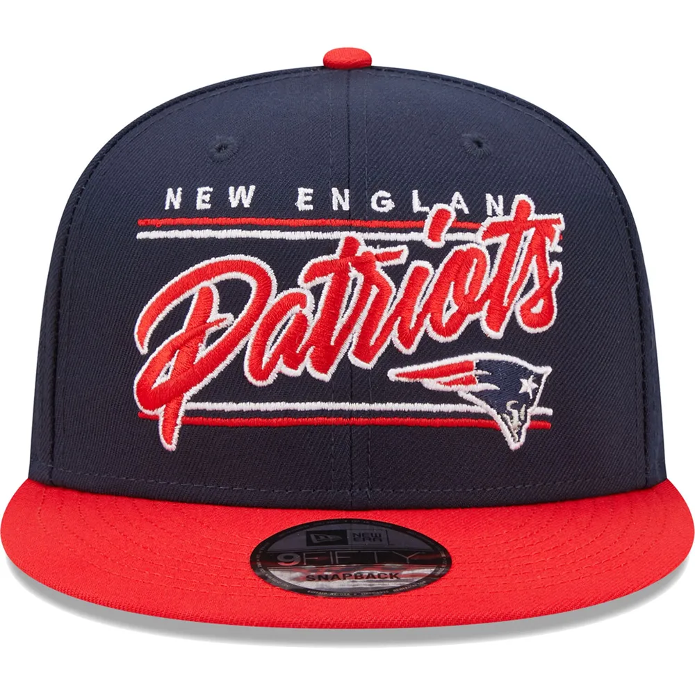 Youth New Era Navy New England Patriots Classic Trucker 9FIFTY Snapback Hat