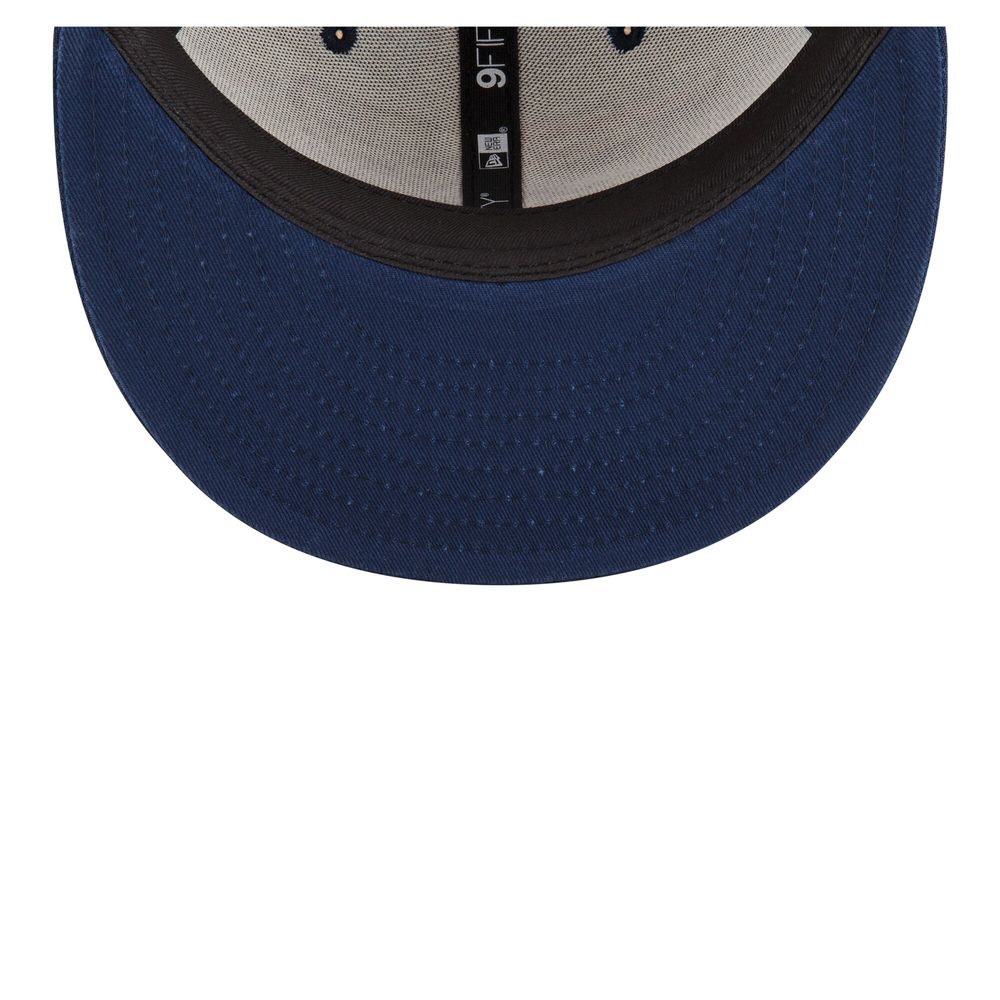 Men's New Era Navy New England Patriots 2022 Sideline - 9FIFTY Ink Dye Snapback Hat