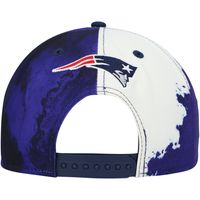 Men's New Era Navy New England Patriots 2022 Sideline - 9FIFTY Ink Dye Snapback Hat
