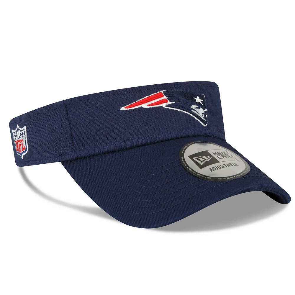 Visière réglable New Era pour hommes, bleu marine, New England Patriots 2022 Sideline