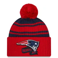 NWE PAT GRIS 22 NFL SIDELINE SEC CUFFED POM KNIT. CHATMENPOM