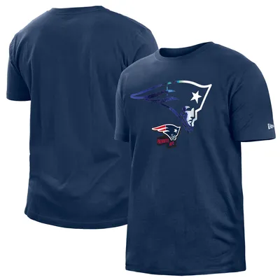 Men's New Era Cream England Patriots Sideline Chrome T-Shirt Size: Medium