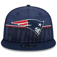 Men's New Era Navy New England Patriots 2023 NFL Training Camp 9FIFTY Snapback Hat