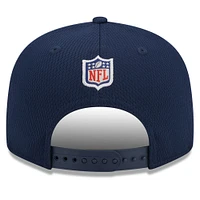 Men's New Era Navy New England Patriots 2023 NFL Training Camp 9FIFTY Snapback Hat