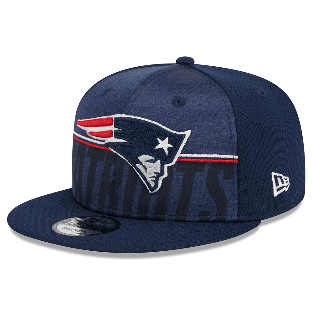 Men's New Era Navy New England Patriots 2023 NFL Training Camp 9FIFTY Snapback Hat