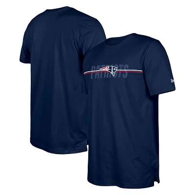 T-shirt pour homme New Era bleu marine England Patriots 2023 NFL Training Camp