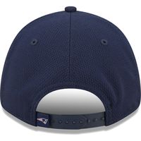 Men's New Era Navy New England Patriots A-Frame - 9FORTY Snapback Hat