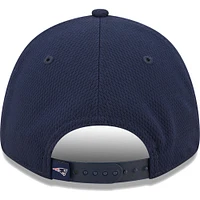 Men's New Era Navy New England Patriots A-Frame - 9FORTY Snapback Hat