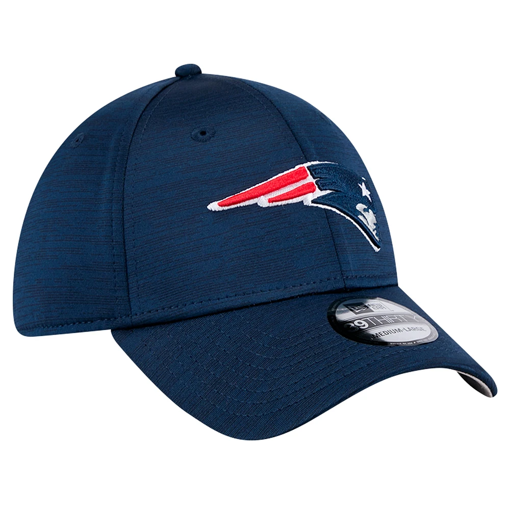 Men's New Era Navy England Patriots  Active Tech 39THIRTY Flex Hat