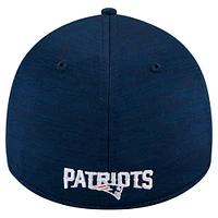 Men's New Era Navy England Patriots  Active Tech 39THIRTY Flex Hat