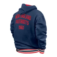 Men's New Era Navy England Patriots Big & Tall NFL Pullover Hoodie