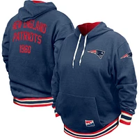 Men's New Era Navy England Patriots Big & Tall NFL Pullover Hoodie