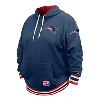 Men's New Era Navy England Patriots Big & Tall NFL Pullover Hoodie