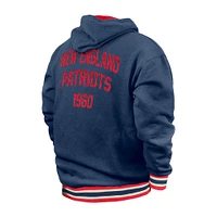 Men's New Era Navy England Patriots Big & Tall NFL Pullover Hoodie