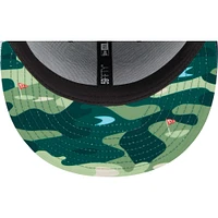 Men's New Era Navy England Patriots Camo Undervisor 59FIFTY Fitted Hat