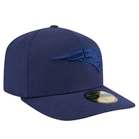 Casquette ajustée New Era 59FIFTY bleu marine England Patriots Color Pack pour homme