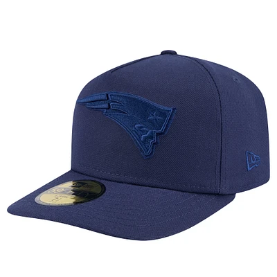 Casquette ajustée New Era 59FIFTY bleu marine England Patriots Color Pack pour homme