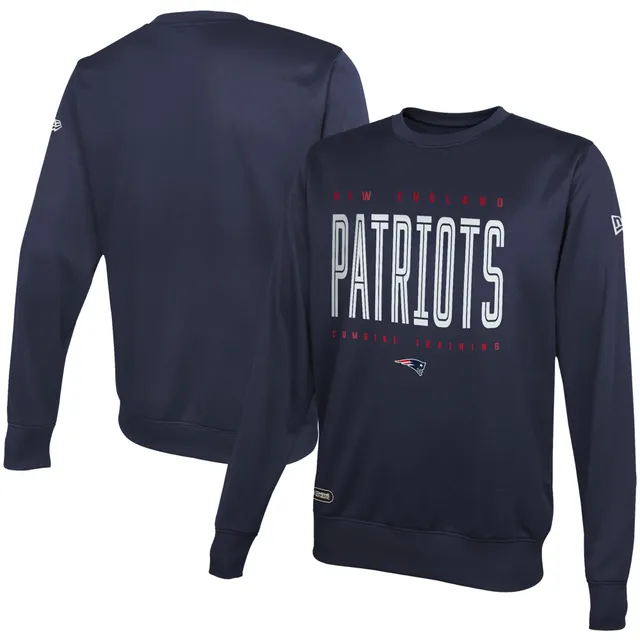 Men's '47 Charcoal New England Patriots Locked In Headline Pullover  Sweatshirt