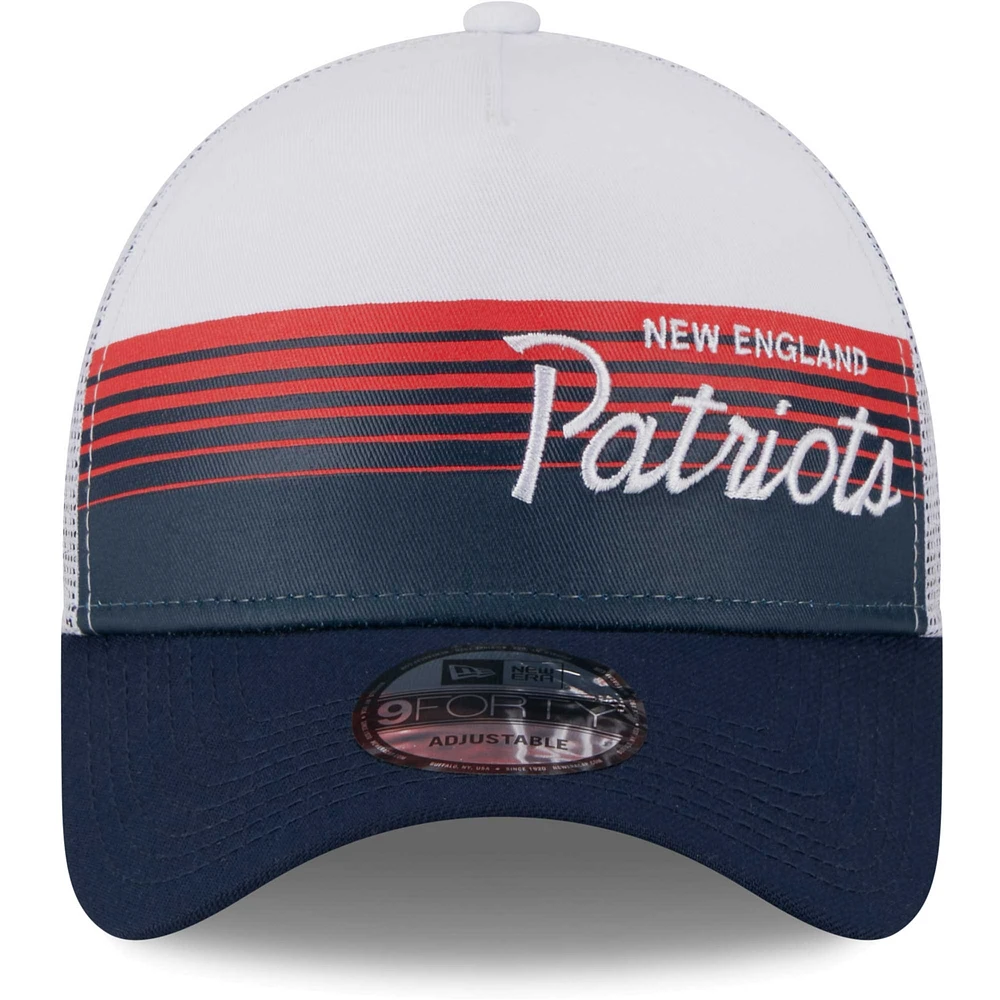 Casquette Snapback New Era New England Patriots Horizon A-Frame 9FORTY pour hommes