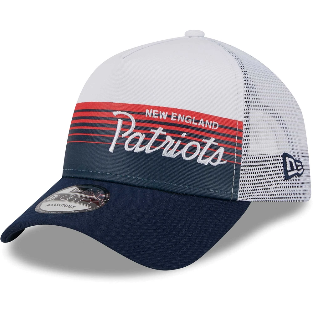 Casquette Snapback New Era New England Patriots Horizon A-Frame 9FORTY pour hommes