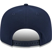 Men's New Era Navy New England Patriots Icon 9FIFTY Snapback Hat