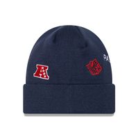 Men's New Era Navy New England Patriots Identity Cuffed Knit - Hat