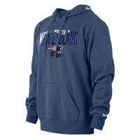 Men's New Era Navy England Patriots Ink Dye Pullover Hoodie