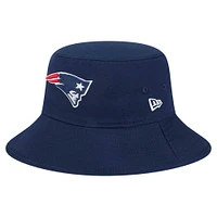 Men's New Era Navy England Patriots Main Bucket Hat