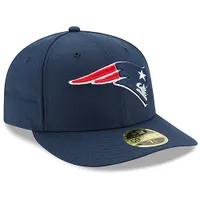 Casquette ajustée 59FIFTY Low Profile New England Patriots Omaha Era pour homme, bleu marine