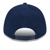 Men's New Era Navy New England Patriots Outline 9FORTY Snapback Hat