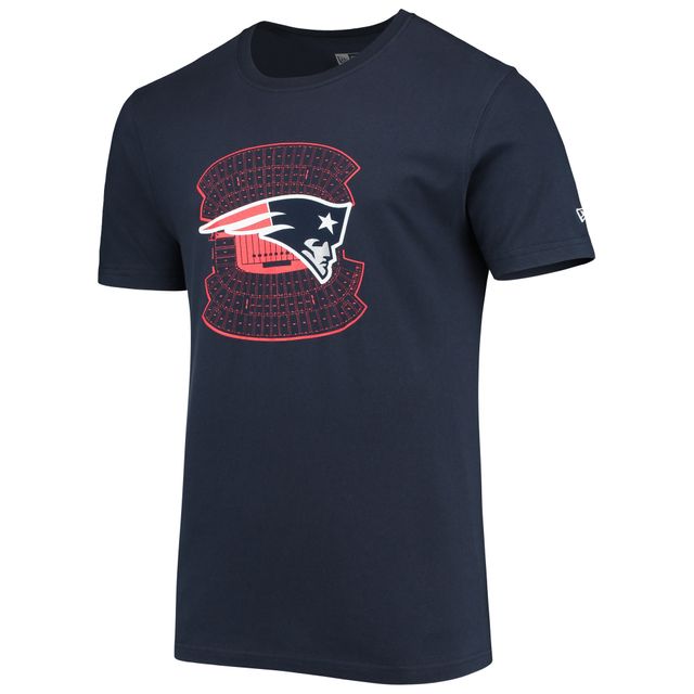 T-shirt New Era bleu marine England Patriots Stadium pour homme