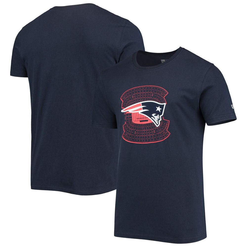 Men's New Era Navy England Patriots Stadium T-Shirt