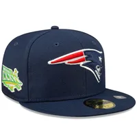 NWE PAT NAVY NFL CITRUS POP 59FIFTY HATMENHIC