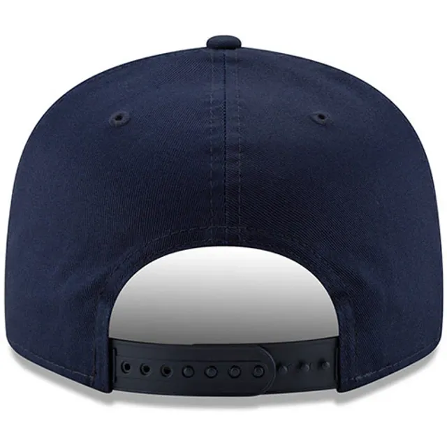 Men's New Era Navy Blank 9FIFTY Adjustable Snapback Hat