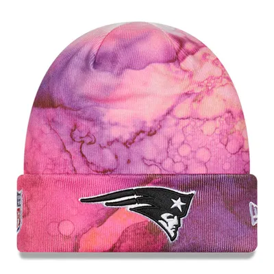 New England Patriots New Era 2022 NFL Crucial Catch  Knit Hat - Pink