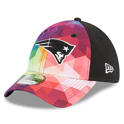 Men's New Era  Pink England Patriots 2023 NFL Crucial Catch 39THIRTY Flex Hat