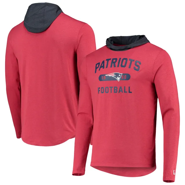 Men's Nike Navy New England Patriots Sideline Impact Hoodie Performance  Long Sleeve T-Shirt