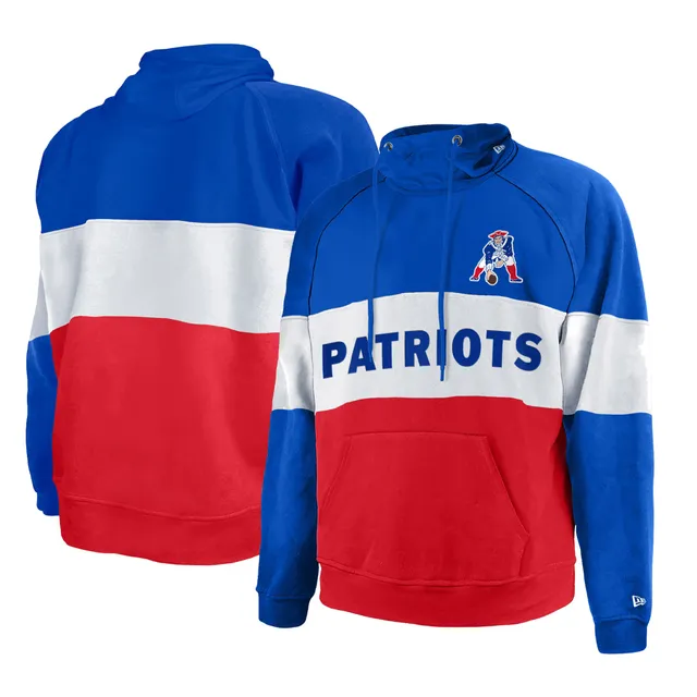 New Era Women's New England Patriots Navy Brush Fleece Pullover Hoodie