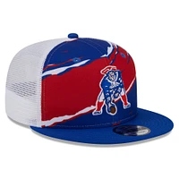 Casquette Snapback 9FIFTY Snapback Royal New England Patriots Historic Tear Trucker New Era pour homme