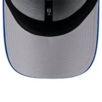 Casquette New Era Royal England Patriots Throwback Active Tech 39THIRTY Flex pour homme