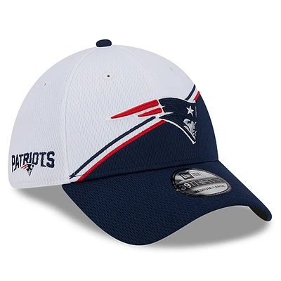 Men's New Era /Navy England Patriots Sideline 39THIRTY Flex Hat